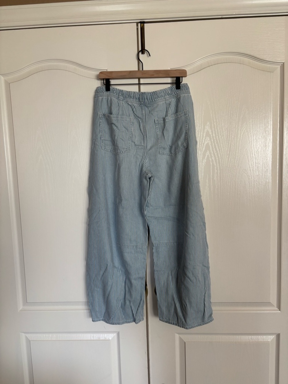 Gap Mid Rise Ultra soft denim Easy Stripe Horseshoe jeans size small NEW! - Picture 13 of 13